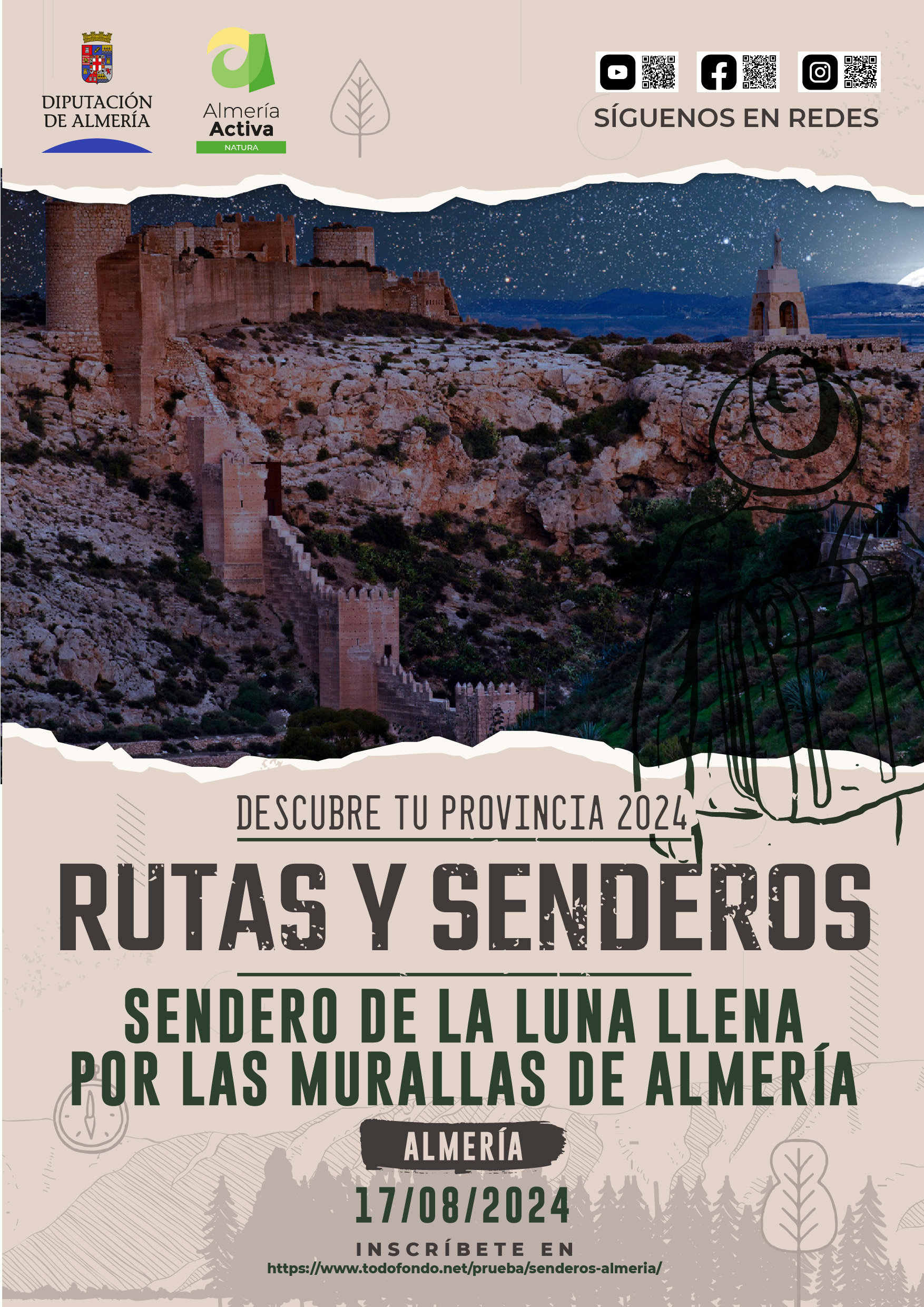 Rutas y Senderos. Descubre tu Provincia Activa 2024. Almería 17-8-24